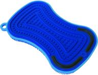 🔵 stay clean 3-in-1 scrubber blue by kuhn rikon: ultimate cleaning tool for effortless scrubbing logo