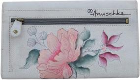 img 2 attached to 👜 Anuschka Triple Women's Handbags & Wallets: Genuine Leather Collection