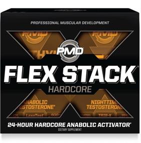 img 4 attached to 💪 PMD Sports Flex Stack Hardcore: Повышение мышечной массы, силы и либидо с помощью Methyl Andro & Z-Test стероидного комплекса 24 часа