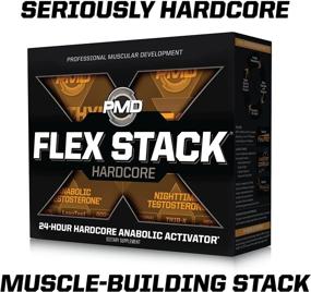 img 3 attached to 💪 PMD Sports Flex Stack Hardcore: Повышение мышечной массы, силы и либидо с помощью Methyl Andro & Z-Test стероидного комплекса 24 часа