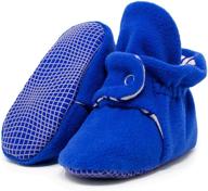 👣 ella bonna mini fleece booties: non-skid bottom, flexible, for baby boys, girls, and toddlers logo