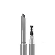 💦 rozo long lasting and waterproof auto eyebrow pencil - no.4 natural gray: professional makeup tool for enhanced eyebrows! logo