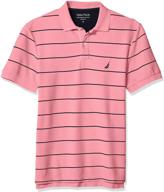 nautica men's classic striped sleeve t-shirt - stylish clothing for men logo