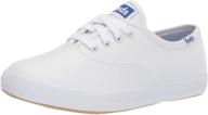 👟 stylish and durable: keds original champion sneaker canvas for girls' school uniforms and shoes logo