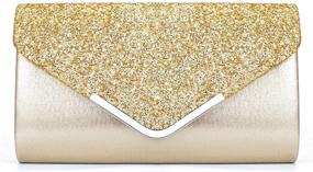 img 3 attached to ZIUMUDY Sparkle Envelope Clutches Shoulder Women's Handbags & Wallets and Clutches & Evening Bags