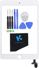 img 4 attached to 📱 KAKUSIGA iPad Mini 3 (3rd Gen) Digitizer Glass Assembly Kit - Complete with IC Chip, Adhesive Tape, and Repair Toolkit - White