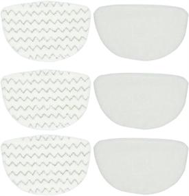 img 4 attached to 🧽 BettaWell Steam Microfiber Mop Refill Pads – Compatible with Bissell Powerfresh 1940 Series – Fits BGST1566, 19404, B0017, 1940A, 1940Q, 1940T, 1940W, 19402, 19408, 5938 (Pack of 6)