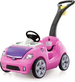 img 4 attached to 🚗 Step2 Whisper Ride Push Pink: Ultimate Toddler Push Car for Fun-Filled Rides