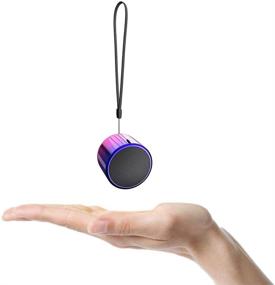 img 4 attached to 🔊 5W Big Sound TWS Wireless Portable Mini Bluetooth Speakers, Wireless Stereo Pairing, Metal Enclosure, IP65 Splashproof, Minimalism Design, Nylon Lanyard - Compatible with Echo Dot, Android, iPad, iPhone, Laptop