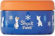 🍱 s'nack by s'well stainless steel food container - 10oz - trusty sidekick - keep food and drinks cold for 10 hours and hot for 4 hours with double-layered insulation logo