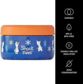 img 1 attached to 🍱 S'nack by S'well Stainless Steel Food Container - 10oz - Trusty Sidekick - Keep Food and Drinks Cold for 10 Hours and Hot for 4 Hours with Double-Layered Insulation