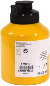 img 2 attached to 🎨 Vibrant Studio Acrylics - 500 mL Yellow Ochre Acrylic Paint for Artists