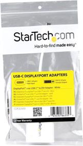 img 1 attached to 🔌 Адаптер StarTech.com USB C в DVI - белый - конвертер высокого разрешения для DVI D дисплея/монитора/проектора - 1920x1200 (CDP2DVIW)