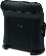 ️🔥 honeywell energysmart thermawave ceramic space heater, black – efficient ceramic heater with 2 heat settings and slim tower design for energy saving logo