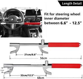 img 3 attached to Tevlaphee Steering Wheel Lock For Cars