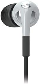 img 2 attached to Наушники Skullcandy Fix In Ear с 3-кнопочным пультом дистанционного управления - белый / хром: Премиальный аудио опыт под рукой