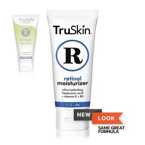 img 3 attached to 🌿 TruSkin Retinol Cream Anti-Wrinkle Moisturizer with Hyaluronic Acid, Green Tea | Face Care and Eye Area, 2 fl oz