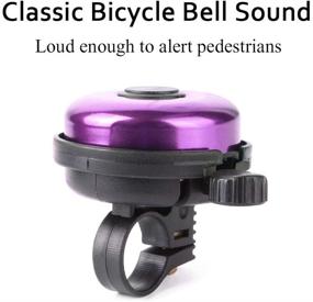 img 3 attached to 🚲 REKATA Aluminum Bike Bell: Loud Sound Bicycle Bell for all Ages - Adults, Kids, Girls, Boys