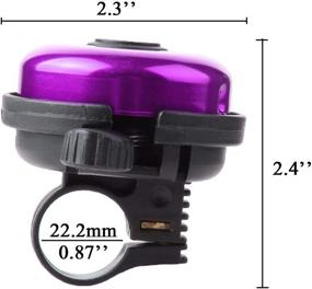 img 2 attached to 🚲 REKATA Aluminum Bike Bell: Loud Sound Bicycle Bell for all Ages - Adults, Kids, Girls, Boys