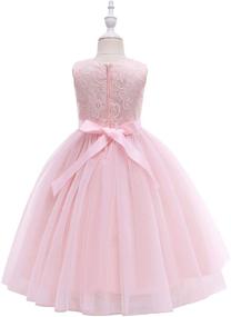 img 2 attached to 👗 Glamulice Bridesmaid Wedding Pageant Dresses for Girls: Clothing Dresses