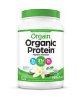 🌱 orgain organic plant based protein powder: vanilla bean, vegan & low net carbs – gluten free, non dairy, lactose free logo