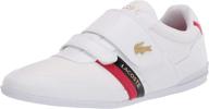 lacoste men's shoes - misano strap sneaker in black logo