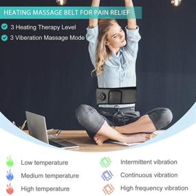 img 3 attached to 🔥 Heating Decompression Back Belt: The Ultimate Waist Brace for Therapeutic Heat Therapy and Belly Wrap Support