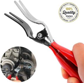 img 1 attached to Инструмент для удаления шлангов Toolwiz Auto Hose Remover Pliers - инструмент для разделения топливных и вакуумных шлангов автомобиля и труб для ремонта.