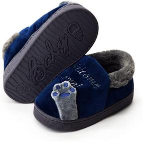 img 2 attached to 👶 Adorable HULYKA Cartoon Slippers: Perfect Household Shoes & Slippers for Toddler Boys