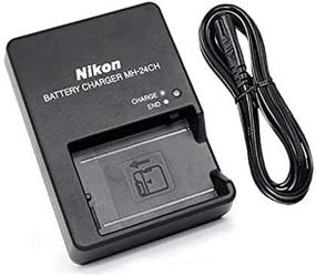 img 3 attached to 🔋 Nikon MH-24 Battery Charger for EN-EL14/EN-EL14A P7100 P7000 D5100 D5200 D5300 D5500 D5600 Df D3100 D3200 D3300 Camera