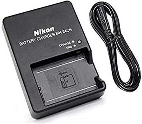 img 1 attached to 🔋 Nikon MH-24 Battery Charger for EN-EL14/EN-EL14A P7100 P7000 D5100 D5200 D5300 D5500 D5600 Df D3100 D3200 D3300 Camera