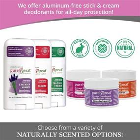 img 1 attached to Purelygreat Lavender Natural Deodorant Stick - EWG Verified, Vegan & Cruelty Free - No Aluminum or Parabens - With Essential Oils