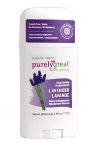 img 3 attached to Purelygreat Lavender Natural Deodorant Stick - EWG Verified, Vegan & Cruelty Free - No Aluminum or Parabens - With Essential Oils