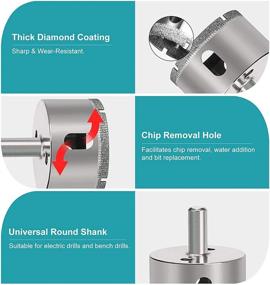 img 1 attached to BEAMNOVA Diamond Ceramic Drilling 6Mm 50Mm