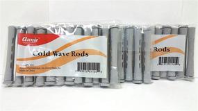 img 3 attached to 💇 Annie Long Cold Wave Rods: Effortless Hair Curling and Perm Styling - Gray - Set of 3 Packs (36 Pieces)