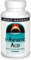 l aspartic acid powder source naturals logo
