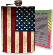 🍾 stainless steel american drinking flasks for holidays logo