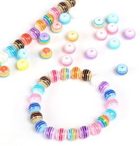 img 1 attached to Amaney Acrylic Colourful Bracelets Necklaces