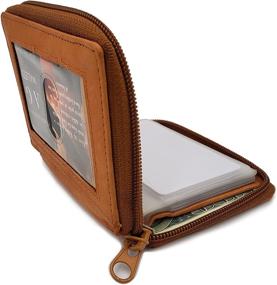 img 4 attached to AG Wallets Genuine Leather Outside Men's Accessories for Wallets, Card Cases & Money Organizers