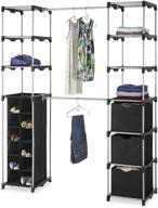 🧺 deluxe double rod adjustable closet organization system by whitmor logo