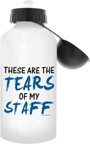 img 2 attached to Tears of My Staff - Boss Appreciation Gift for Office Humor, Supervisor Coworker Gifts - Aluminum Water Bottle with Cap & Sport Top