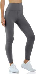 img 3 attached to 🧘 Opuntia 3 Pack Leggings for Women - High Waisted Tummy Control Yoga Pants