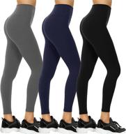 🧘 opuntia 3 pack leggings for women - high waisted tummy control yoga pants logo