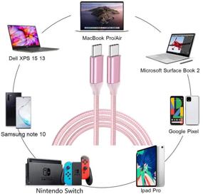 img 1 attached to ⚡ Cable【15Ft 60W】Fast Charger for Samsung and MacBook