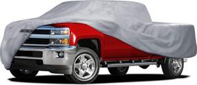 img 4 attached to 🚗 Motor Trend M2-TC6 X-Large 3-Layer 4-Season Waterproof Car Cover for XL Pickup Trucks - Heavy Duty, UV Protection