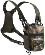 🔍 enhanced hunting experience: allen/plateau mesa deluxe terrain bino case with harness - brown/green/tan in realtree edge and mossy oak break-up country logo