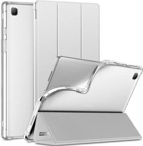 img 4 attached to 📱 INFILAND Galaxy Tab A7 10.4 2020 Case: Smart Stand Cover with Frosted Translucent Back for Samsung Galaxy Tab A7 10.4-inch (SM-T500/T505/T507) - Silver