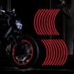 tomall reflective motorcycle decoration universal exterior accessories for bumper stickers, decals & magnets logo