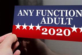 img 1 attached to 🚗 Blue Moon Graphics Adulting Magnet 2020 - Bumper Sticker for Car/Truck Decal - Political Presidential Election - Made in USA - Stocking Stuffer