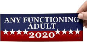 img 4 attached to 🚗 Blue Moon Graphics Adulting Magnet 2020 - Bumper Sticker for Car/Truck Decal - Political Presidential Election - Made in USA - Stocking Stuffer